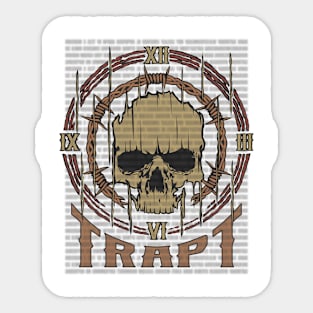 Trapt Vintage Skull Sticker